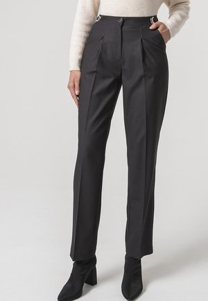 Damart PANTALON CEINTURE RÉGLABLE - Pantalon classique - black