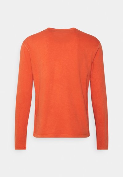 Polo Ralph Lauren SLUB JERSEY HENLEY SHIRT - Camisola de manga comprida - college orange