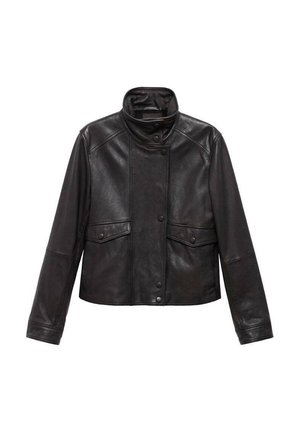 Leather jacket - brown