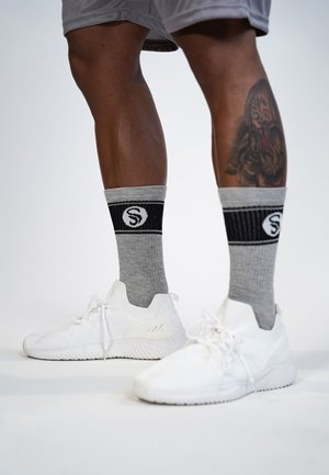 Stark Soul 6 PAAR RETRO DESIGN FROTTEESOHLE - Socken - grau   weiss