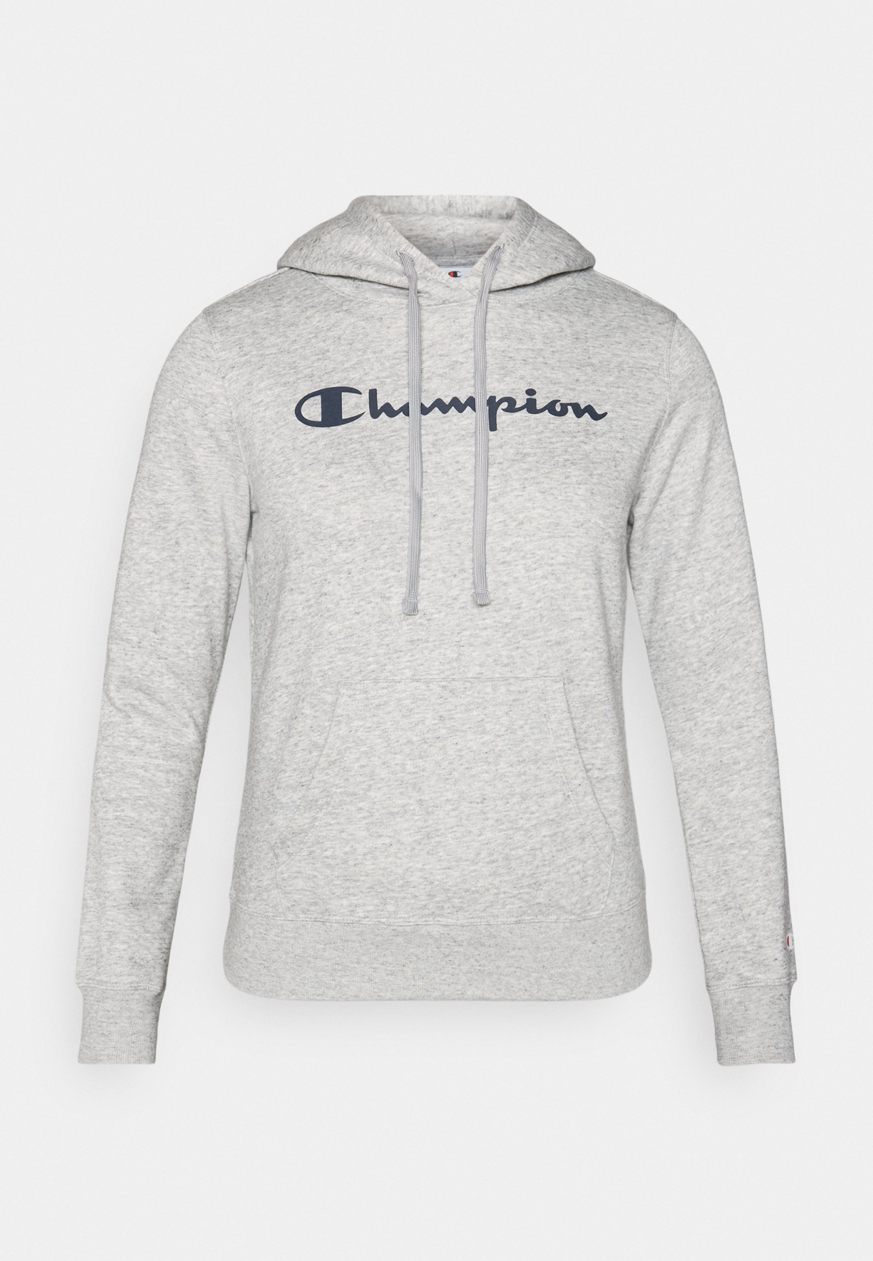 Champion BASICS HOODIE LARGE LOGO - Mikina s kapucí - grey