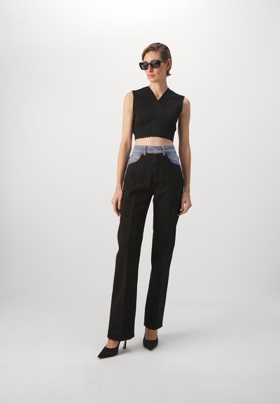 Victoria Beckham JULIA - Jean droit - contrast wash