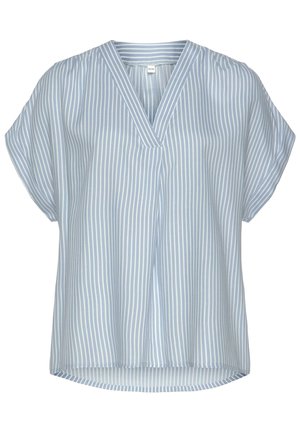 LASCANA Blouse - hellblau weiß gestreift