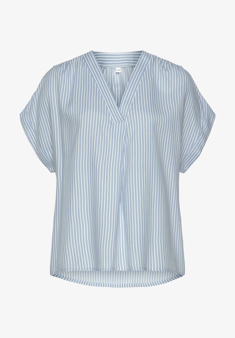 LASCANA Bluse - hellblau weiß gestreift