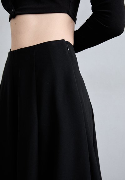 Emporio Armani GONNA - A-linjainen hame - black