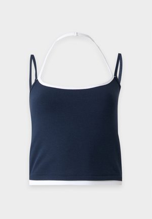 Hollister Co., CAMI 2-IN-1 - Débardeur - dark blue