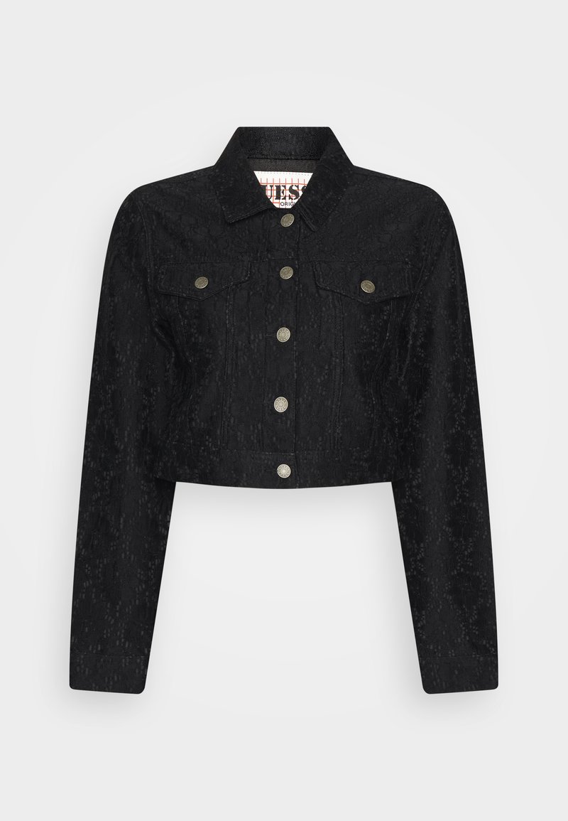 Guess Originals MARIA CROP Giacca di jeans jet black/nero Zalando.it