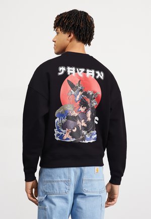 Alpha Industries JAPAN WAVE WARRIOR  - Športni pulover - black