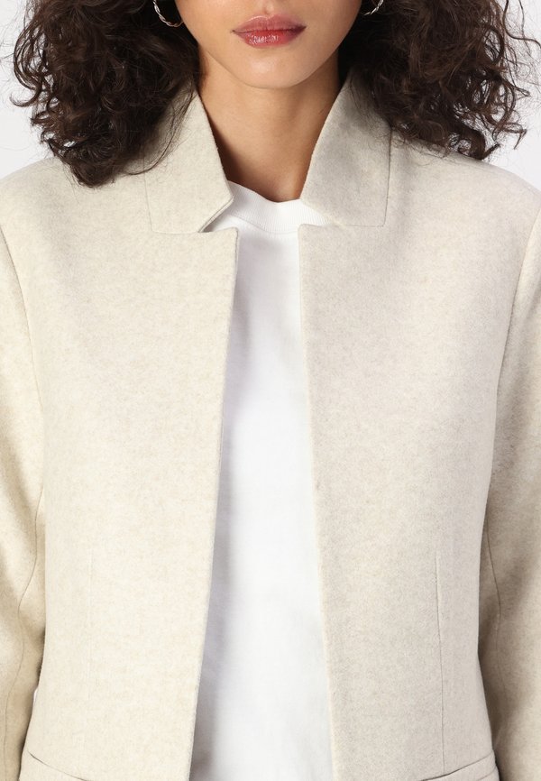 ONLNANCY LIFE SOHO - Short coat - pumice stone2