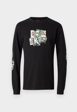 KICK BACK UNISEX - Maglietta a manica lunga - black