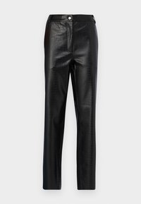 CROCO DAGGA PANTS - Tygbyxor - black