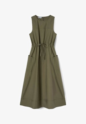 Motivi, VESTITO CON COULISSE - Robe de jour - verde militare