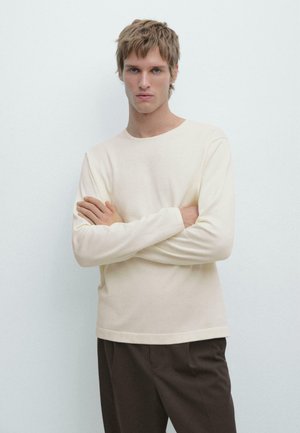 CREW NECK SWEATER  - Maglione - beige