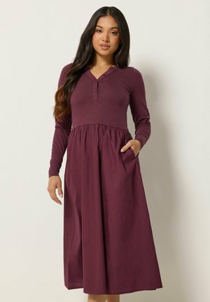 Pixie Girl, PETITE MIDI DRESSES - Abito a camicia - burgundy