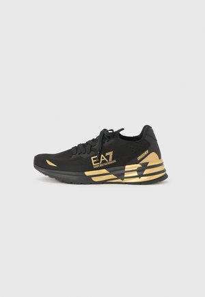 CRUSHER UNISEX - Baskets basses - triple black/gold-coloured