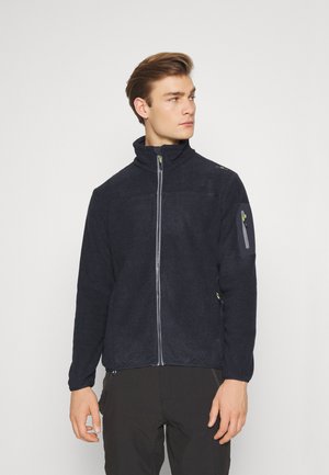 MAN JACKET - Fleecová bunda - antracite/grey/acido