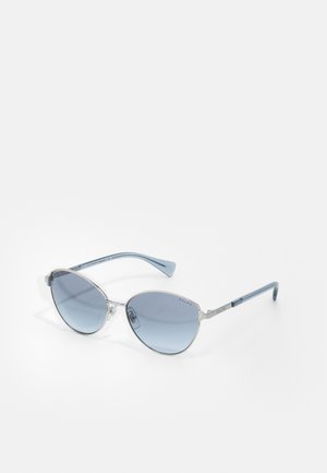 Sonnenbrille - shiny silver-coloured/blue