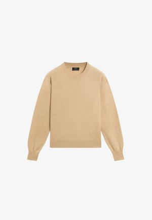 Massimo Dutti, 100% CASHMERE LONG SLEEVE SWEATER - Trui - brown