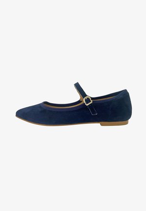 BRERA - Ankle strap ballet pumps - navy blue