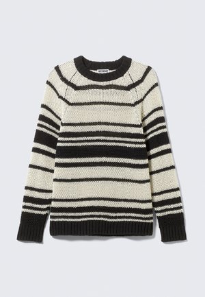 STRIPED SWEATER - Pullover - beige