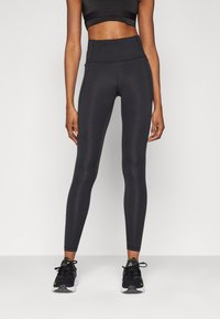 Puma - FIT MATTE FINISH TIGHT - Legingi — bikses - black Miniatūras attēls 1