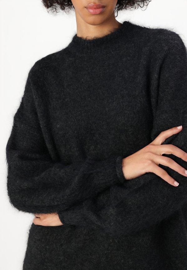 NUNY - Jumper dress - mottled anthracite2