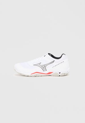 WAVE PHANTOM 3 UNISEX - Hádzanárska obuv - white/black/fiery red