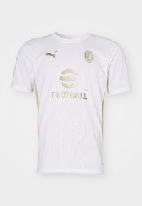Unselected, white/matte gold-coloured