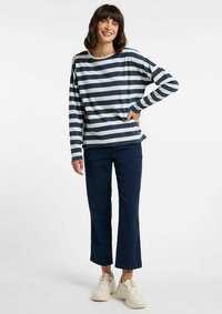Elbsand LONGSLEEVE MILIA - Long sleeved top - fog (214)