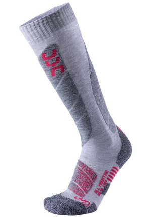SOCKEN SKI ALL MOUNTAIN - Sokken - light grey melange/coral