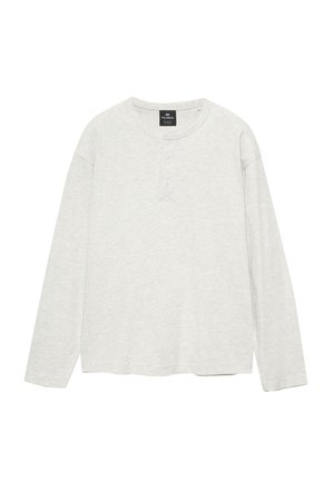 WITH BUTTONS - Hosszú ujjú felső - light grey