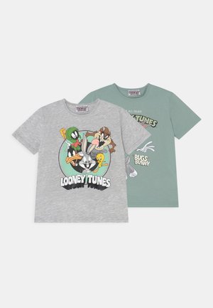 BUGS -BUNNY + LOONEY TUNES 2 PACK - T-shirt con stampa - white