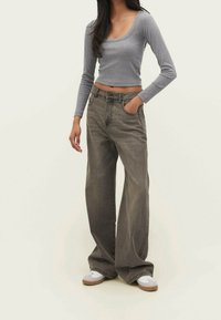 Stradivarius Pullover - light grey