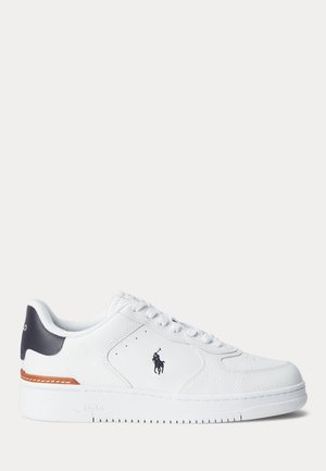 Polo Ralph Lauren MASTERS COURT LEATHER SNEAKER  UNISEX - Baskets basses - white/navy