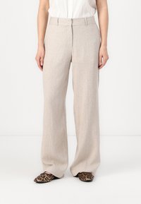 Selected Femme - SLFTANIA RITA WIDE PANT  - Trousers - melange Thumbnail Image 1