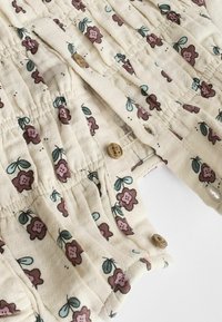 Next WIDE LEG SET - REGULAR FIT - Tygbyxor - ecru pink floral