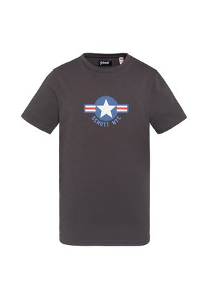 Print T-shirt - anthracite