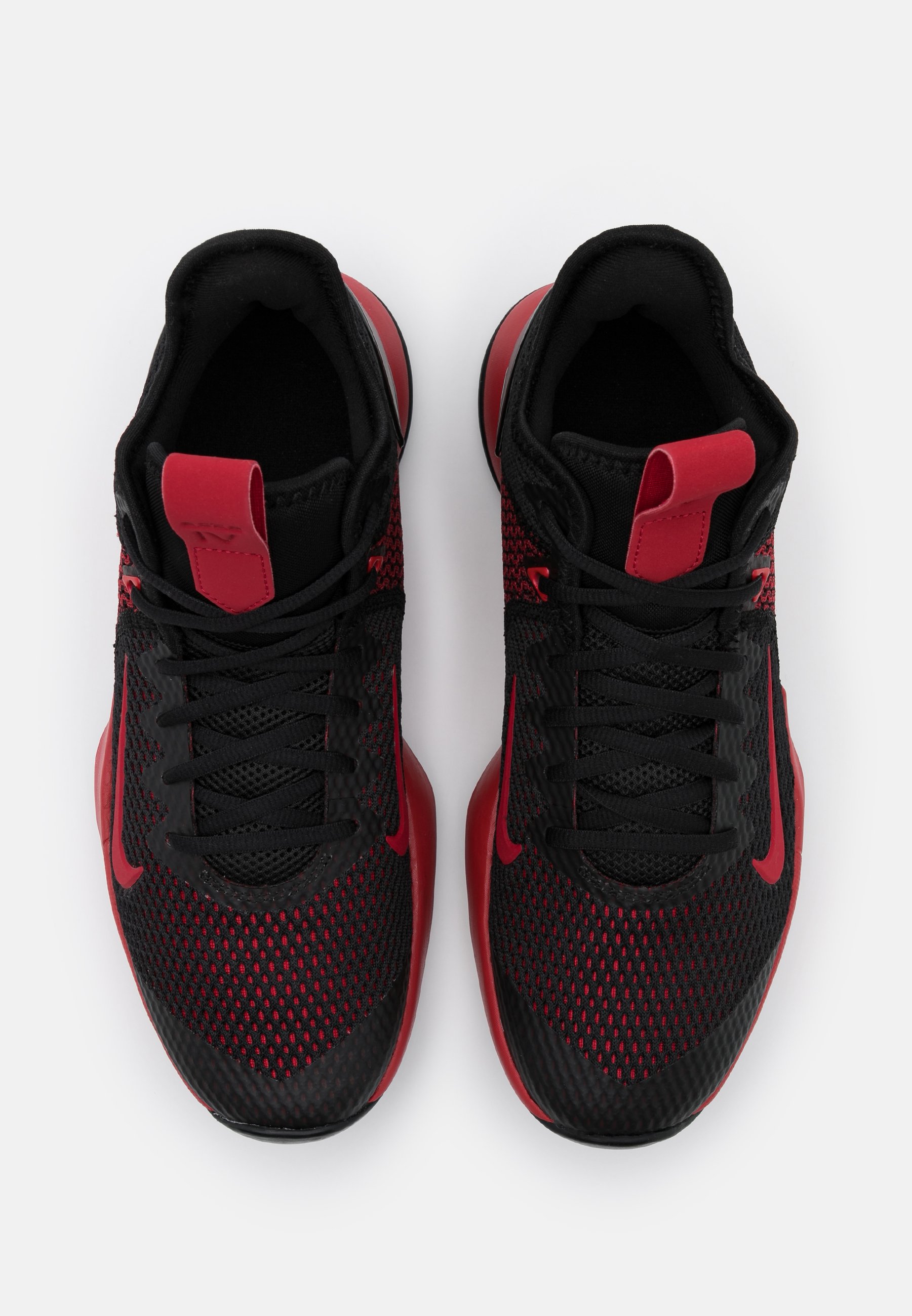 Nike Performance LEBRON WITNESS IV - Basketballsko - black/gym red/university red Nike Performance LEBRON WITNESS IV - Basketballsko - black/gym red/university red