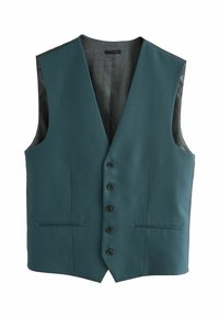 Next TEXTURED REGULAR FIT - Obleková vesta - new teal blue