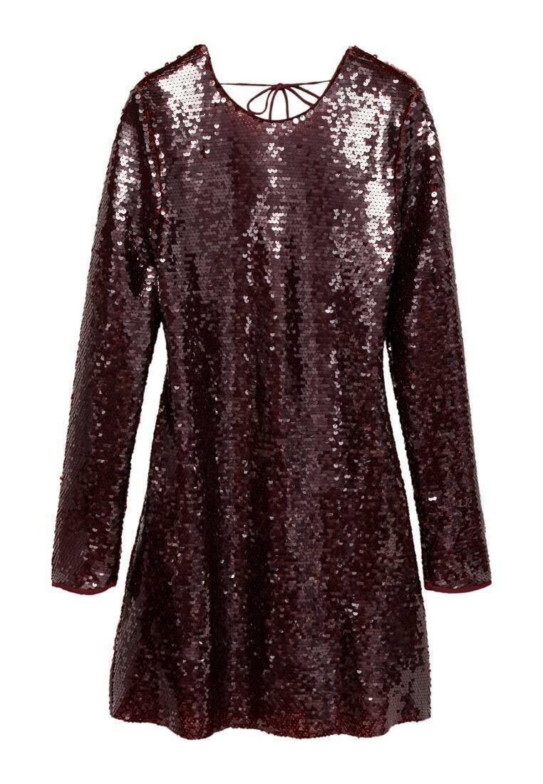 Mango Cocktailjurk bordeauxrood Mango Cocktailjurk bordeauxrood