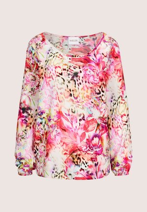 MADELEINE, MADELEINE BLUSE DRUCKBLUSE MIT LEO- UND BLUMENMUSTER - Bluse - pink
