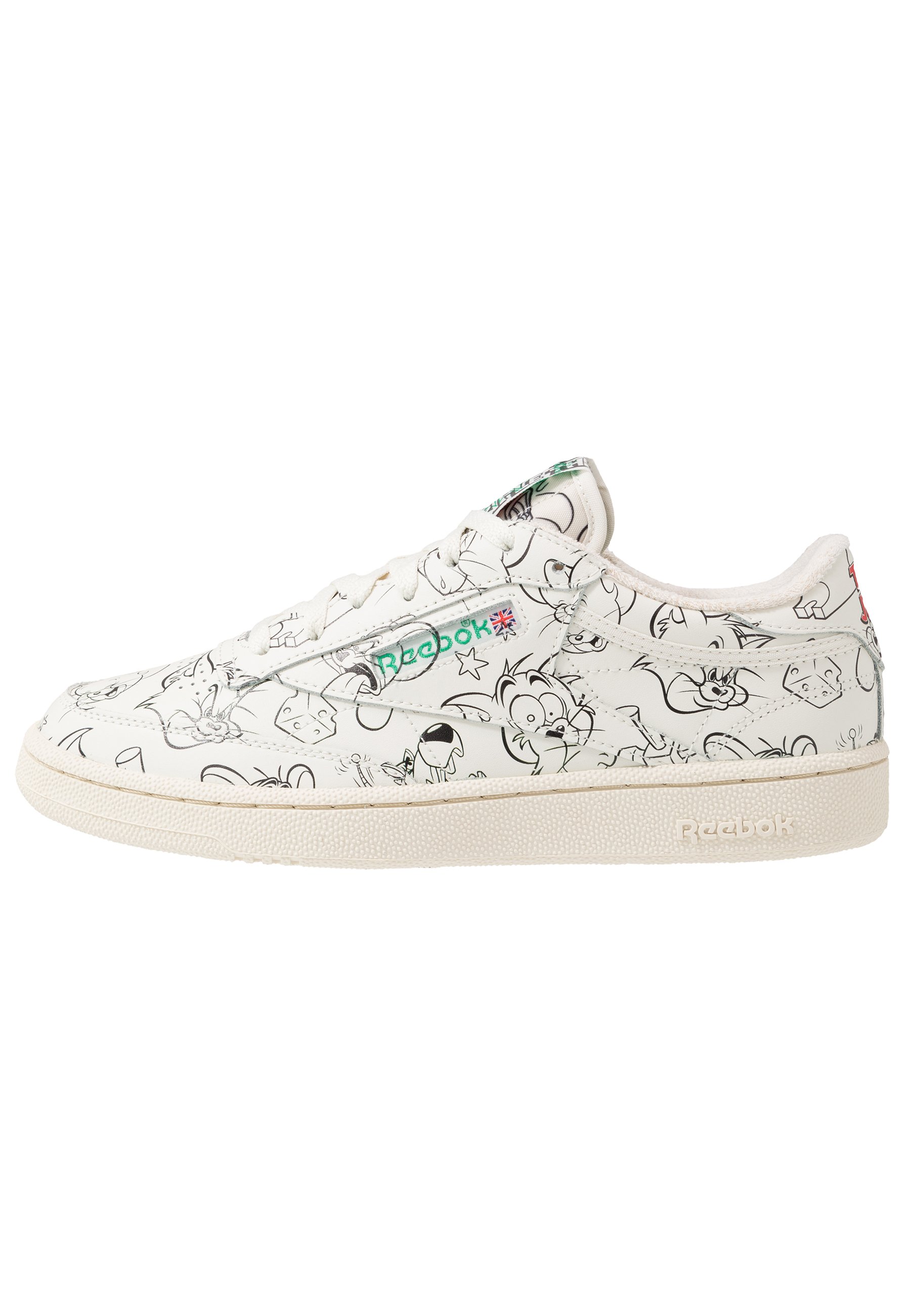 TOM & JERRY CLUB C 85 Sneakers chalkpaper whitered TOM & JERRY CLUB C 85 Sneakers chalkpaper whitered