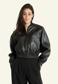 GAIA  - Veste en cuir - black