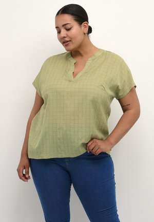 Kaffe Curve FELIA WING SLEEVE - Blouse - mosstone