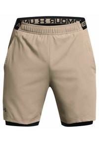 VANISH WOVEN - Short 2 en 1 - beige