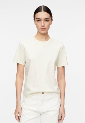 comma, T-SHIRT - T-Shirt basic - helles beige