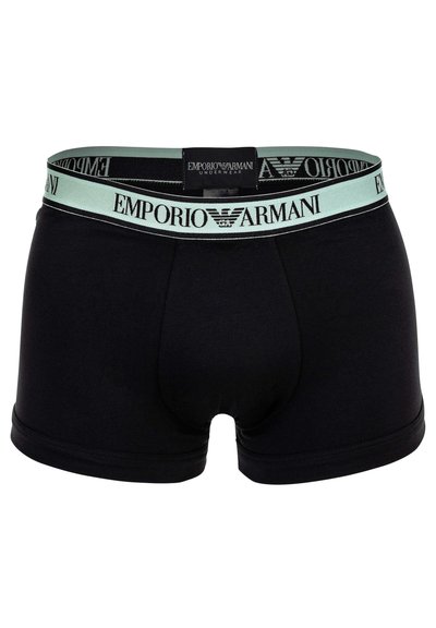 Emporio Armani PARIGAMBA 3 PACK - Boxer alsónadrág - nero nero nero black black black