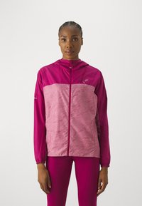 ASICS FUJITRAIL PACKABLE - Giacca a vento - soft berry/blackberry