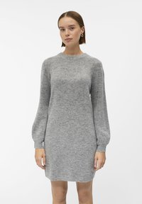Object OBJEVE NONSIA DRESS - Robe pull - light grey melange