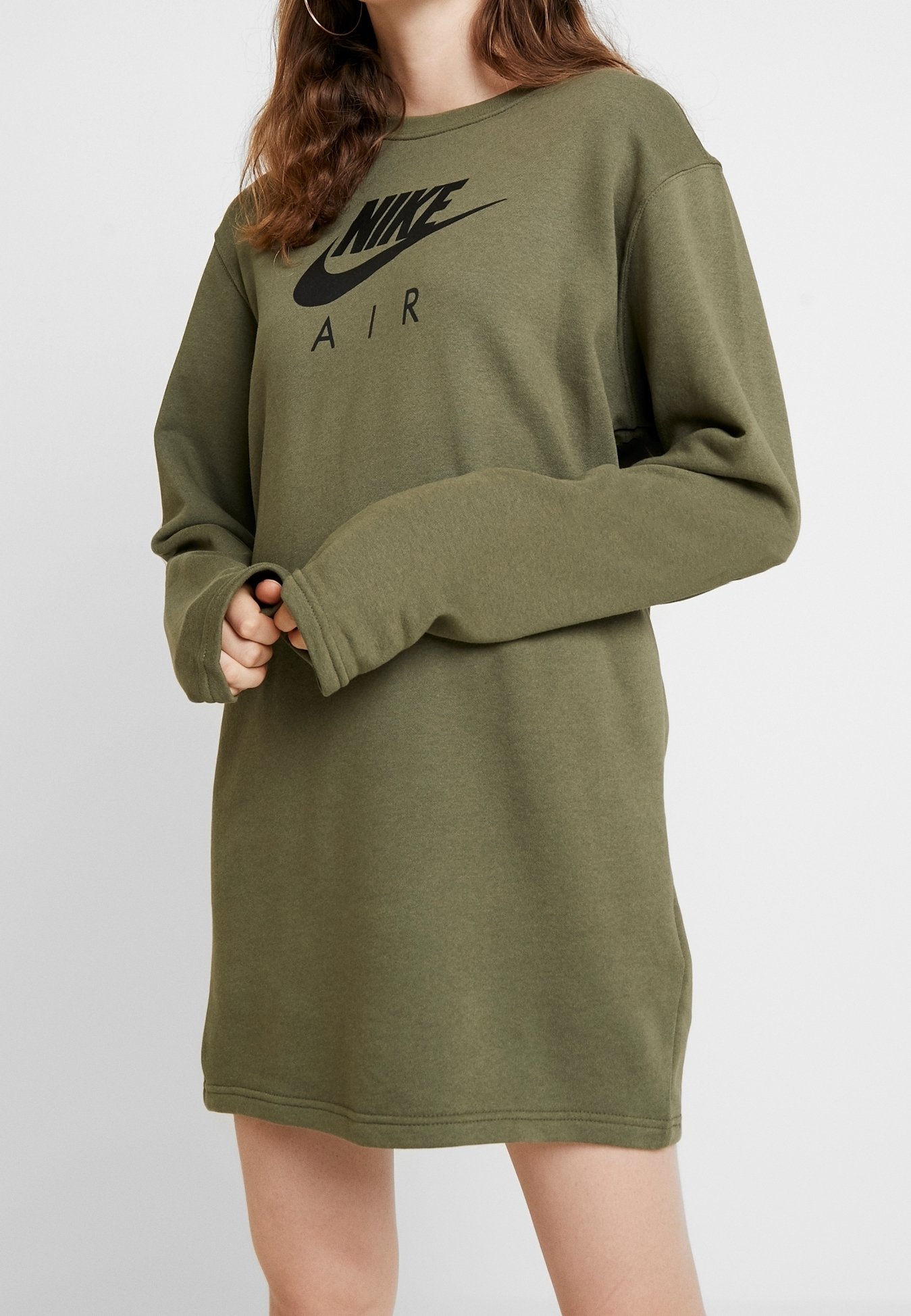 olive green nike dress